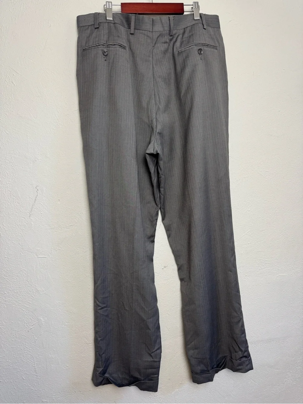 Lauren‎ Ralph Lauren Gray Cuffed Hem Trousers